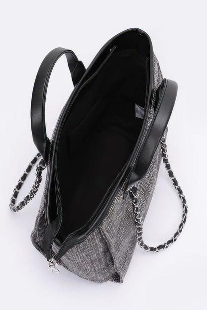Simple Daily Shoulder Strap Tote Bag