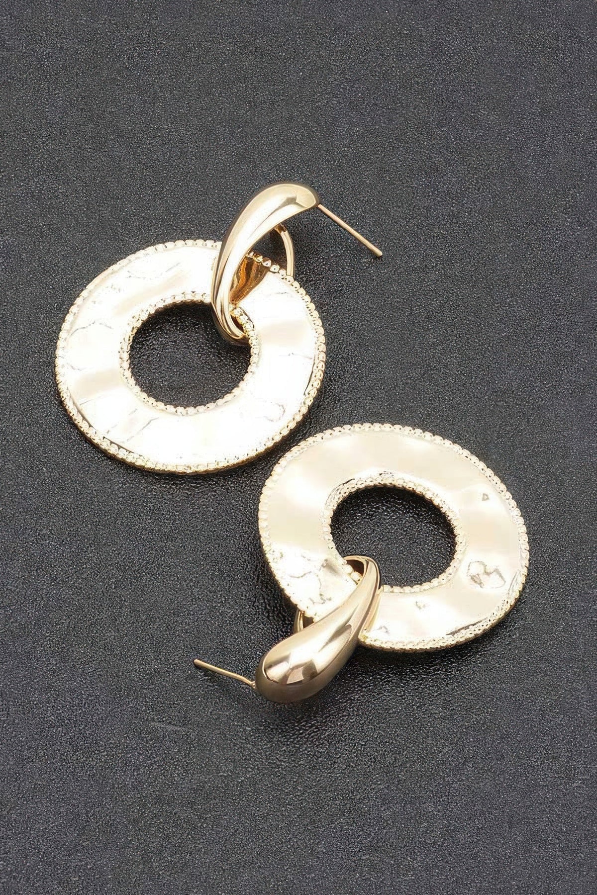 Gold Plated Metal Earring