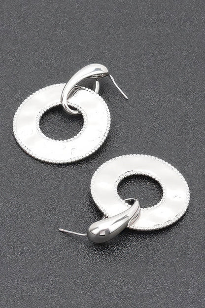 Gold Plated Metal Earring