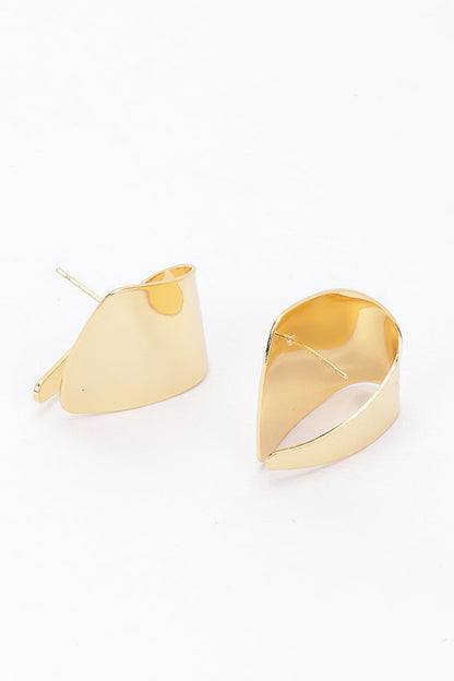 Gold Plated Metal Earring