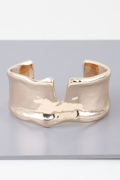 Abstract Wave Cuff Bracelet