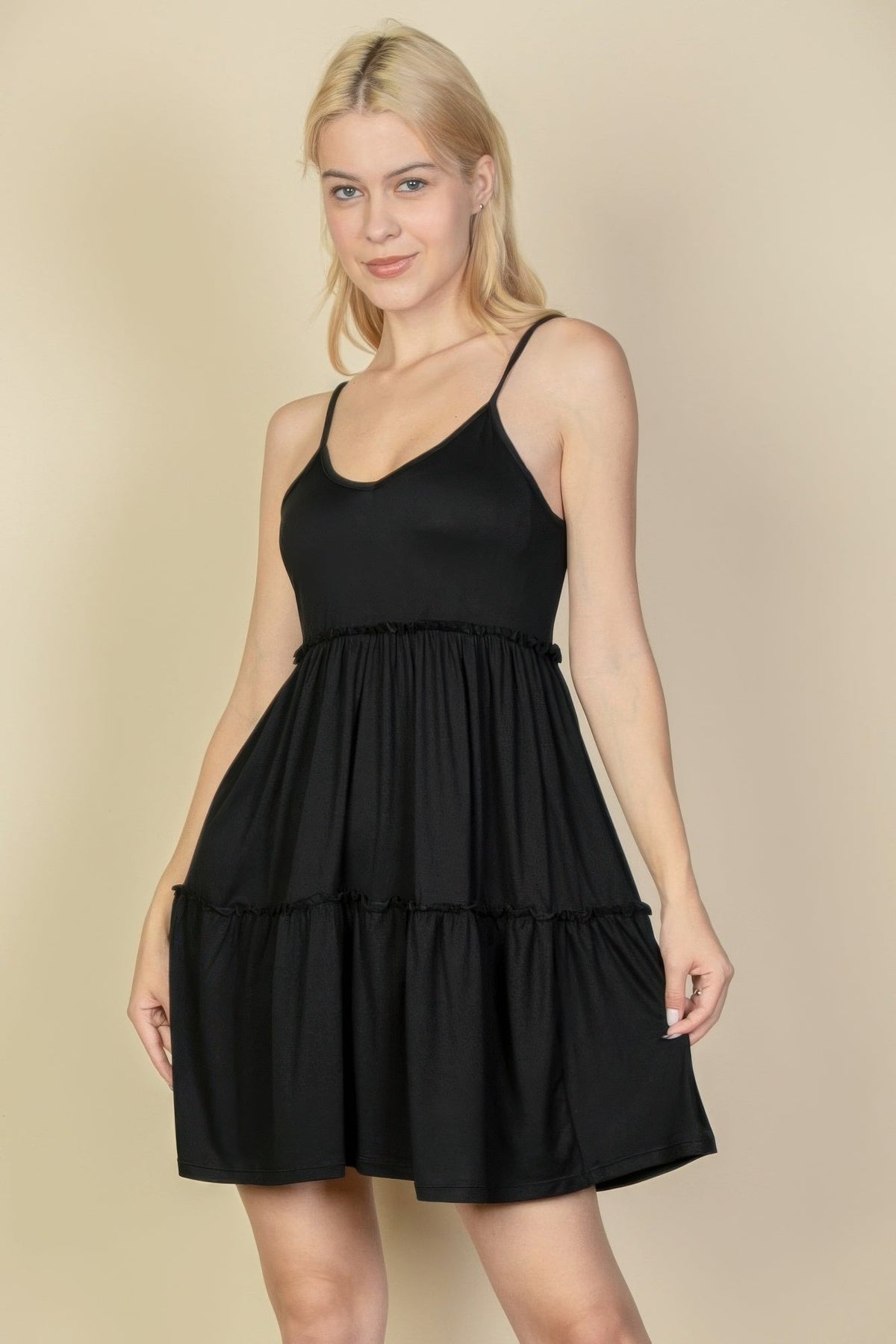 Tiered Cami Swing Dress
