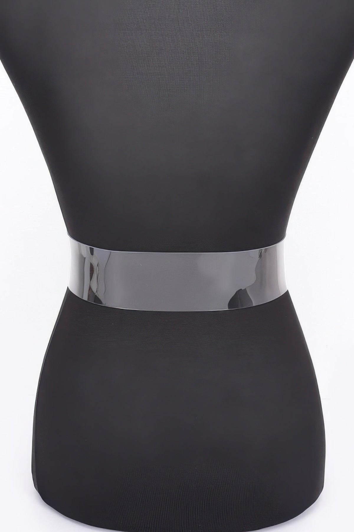 Rhinestone Metal Buckle Clear Belt