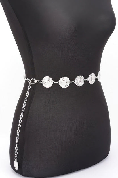 Round Metal Chain Belt