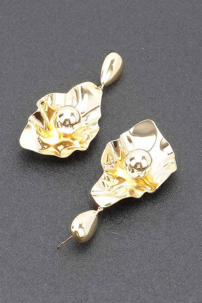 Gold Plated Metal Earring