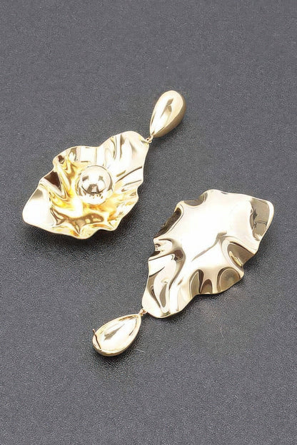 Gold Plated Metal Earring