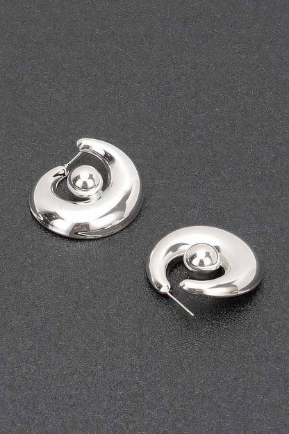 Gold Plated Metal Earring