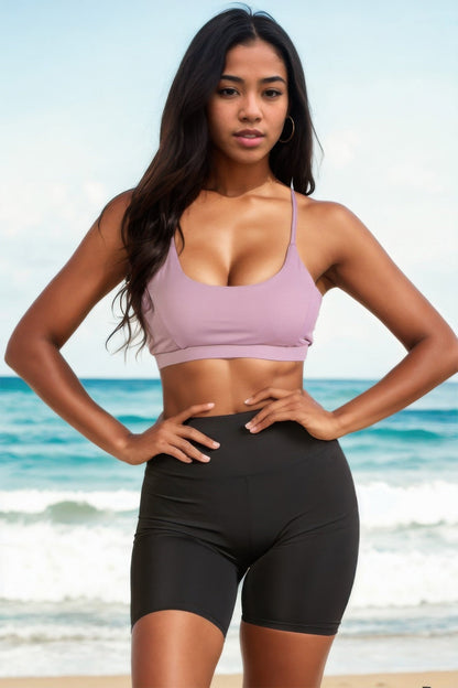 Racerback Cutout Sports Bra Designed for movement and made to flatter,