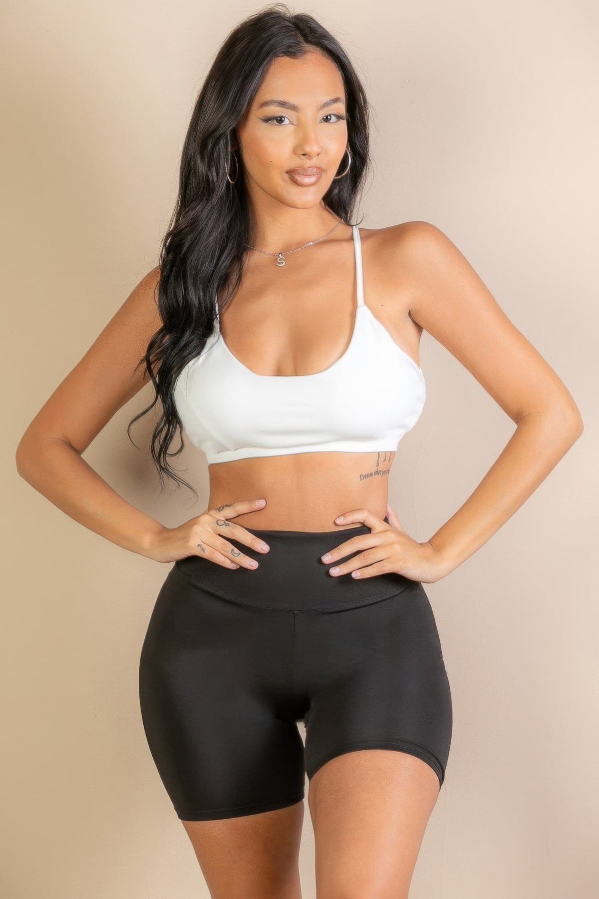 Racerback Cutout Sports Bra Designed for movement and made to flatter,