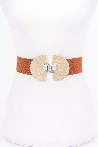 Metal Buckle Elastic Belt