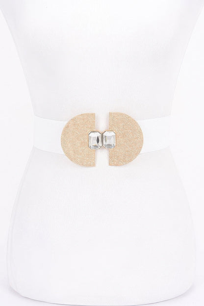 Metal Buckle Elastic Belt