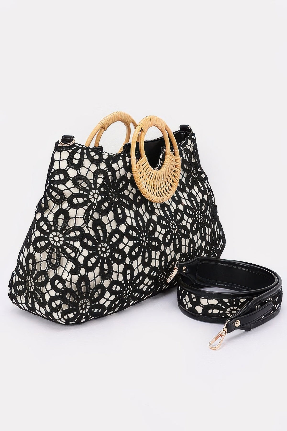 Faux Top Case Clutch