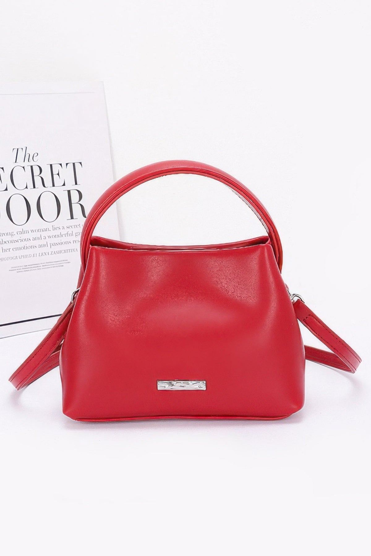 Faux Leather Tote Bag