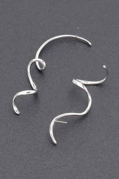 Gold Plated Metal Earring