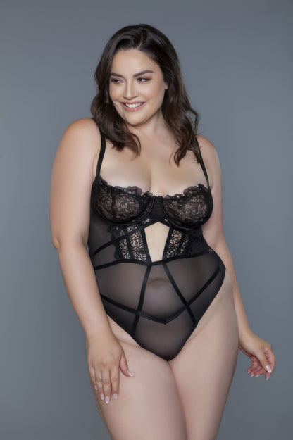 Black Cameryn Bodysuit