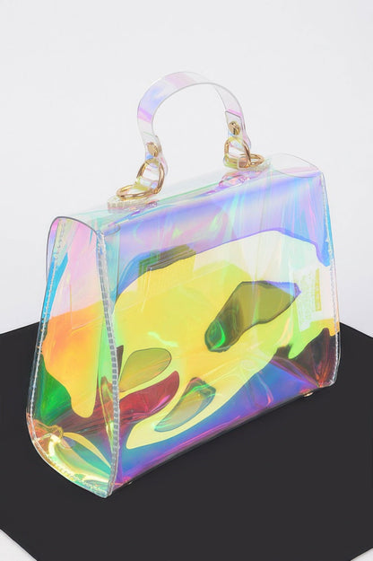Hologram Transparent Crossbody Bag