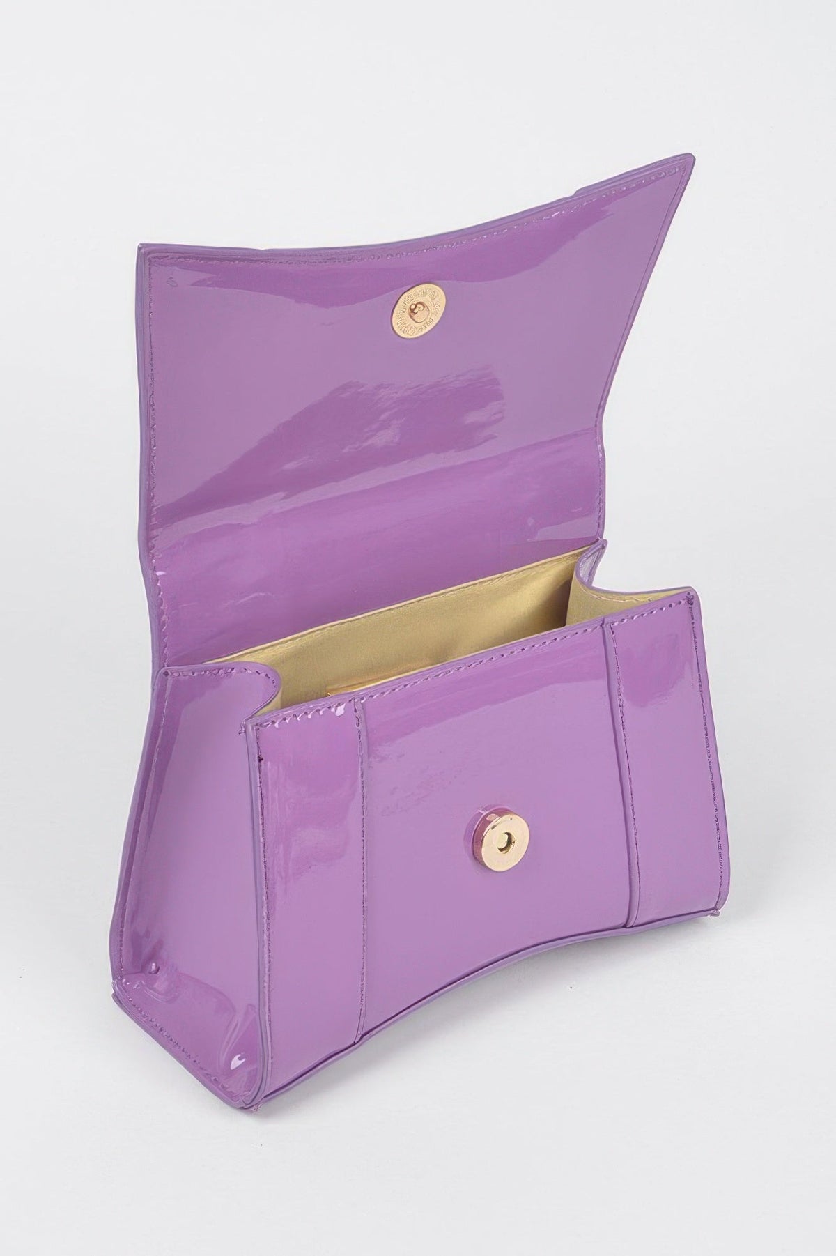 Enamel Top Handle Bag