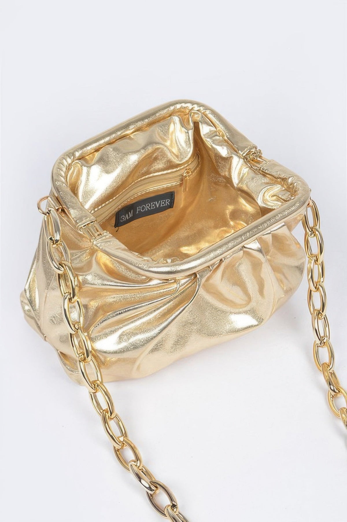 Metallic Pouch W Ccb Resin Chain
