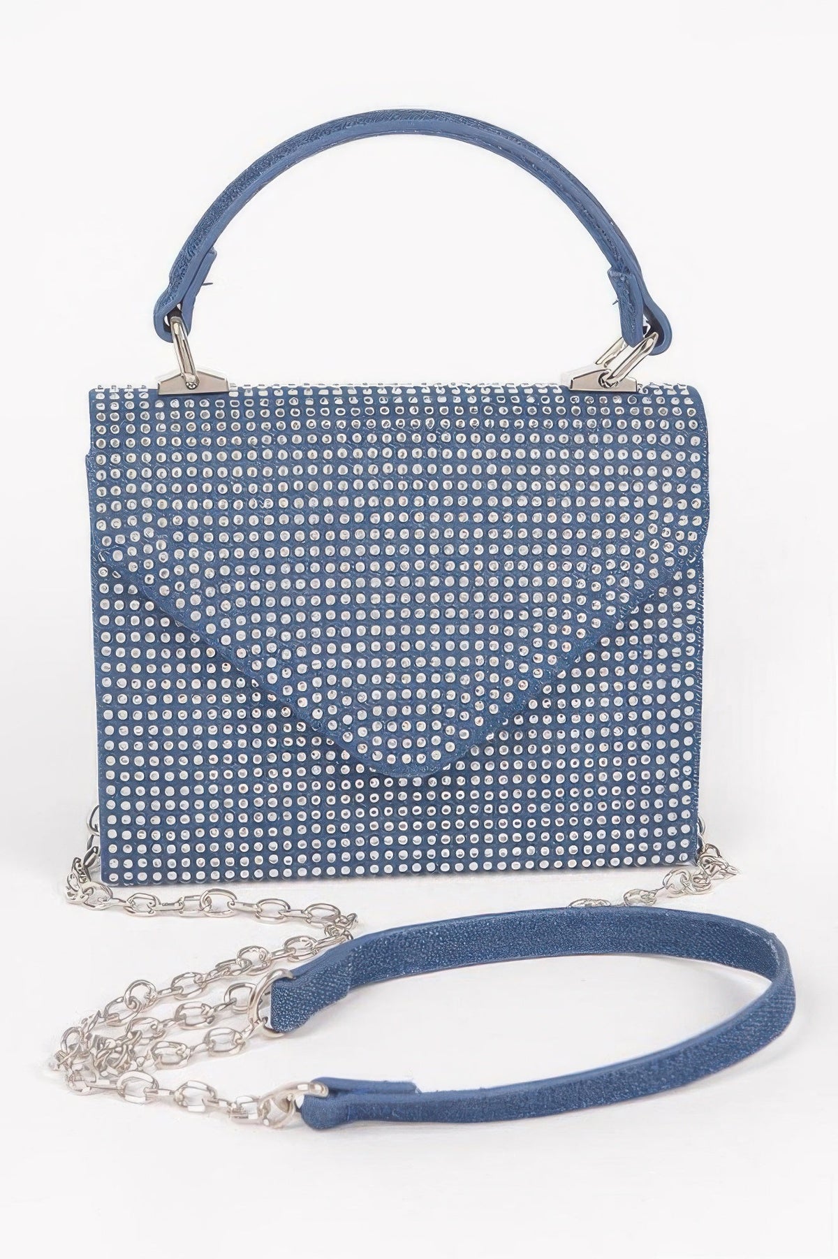 Hot Fix Stone Top Handle Bag