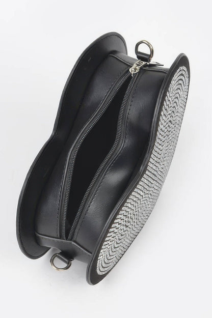 Hot Fix Heart Shape Bag