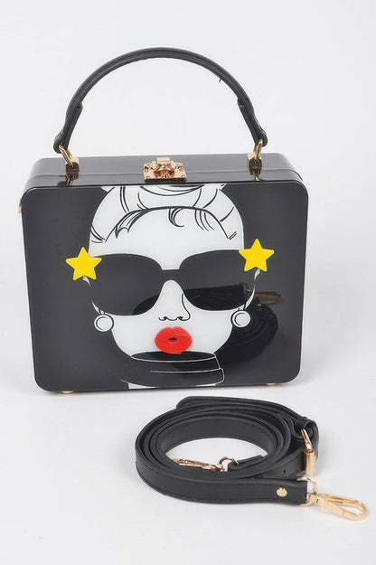 Pop Star Acrylic Box Clutch