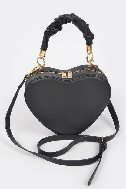 Heart Shape Top Handle Bag