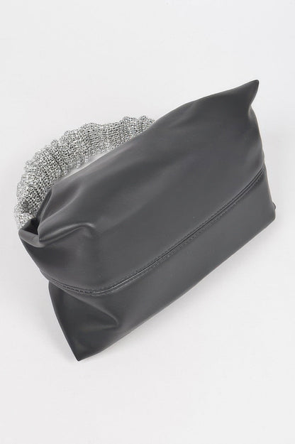 Faux Leather Shoulder Bag