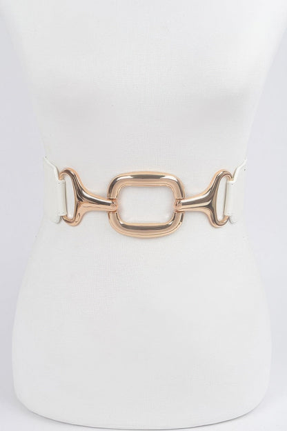 Multi Metal Buckle Stretch Plus Size Belt