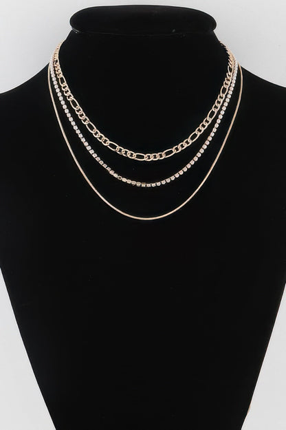 Chain N Bead Necklace
