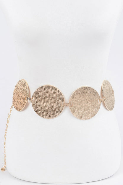 Iron Circular Plated Belt