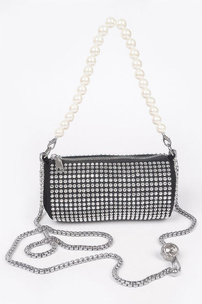 Hotfix Tube Pearl Handle Bag