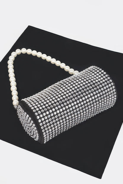 Hotfix Tube Pearl Handle Bag