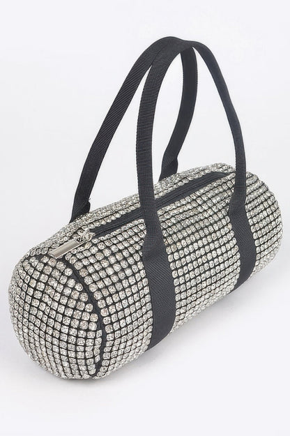 Mini Rhinestone Duffel Bag