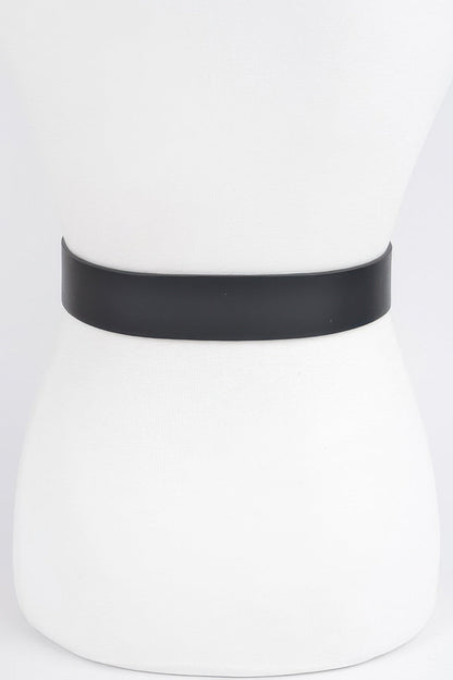 Faux Leather Belt