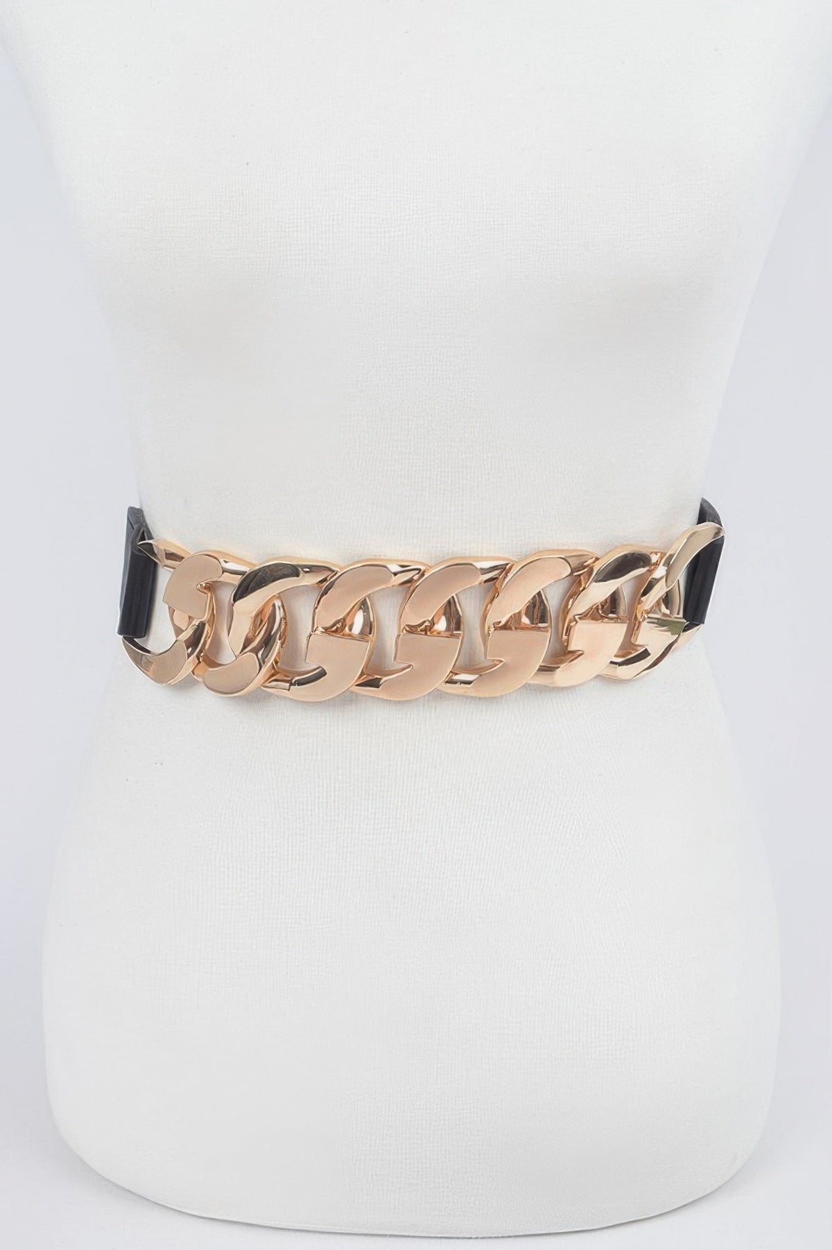 Oversized Chain Plus Size Stretch Belt