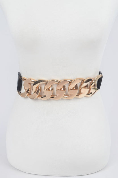 Oversized Chain Stretch Belt