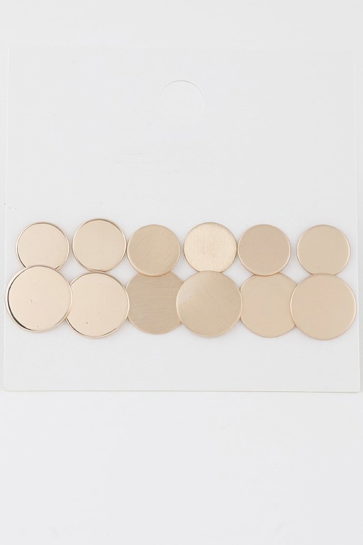 Circle Stud Earrings Set