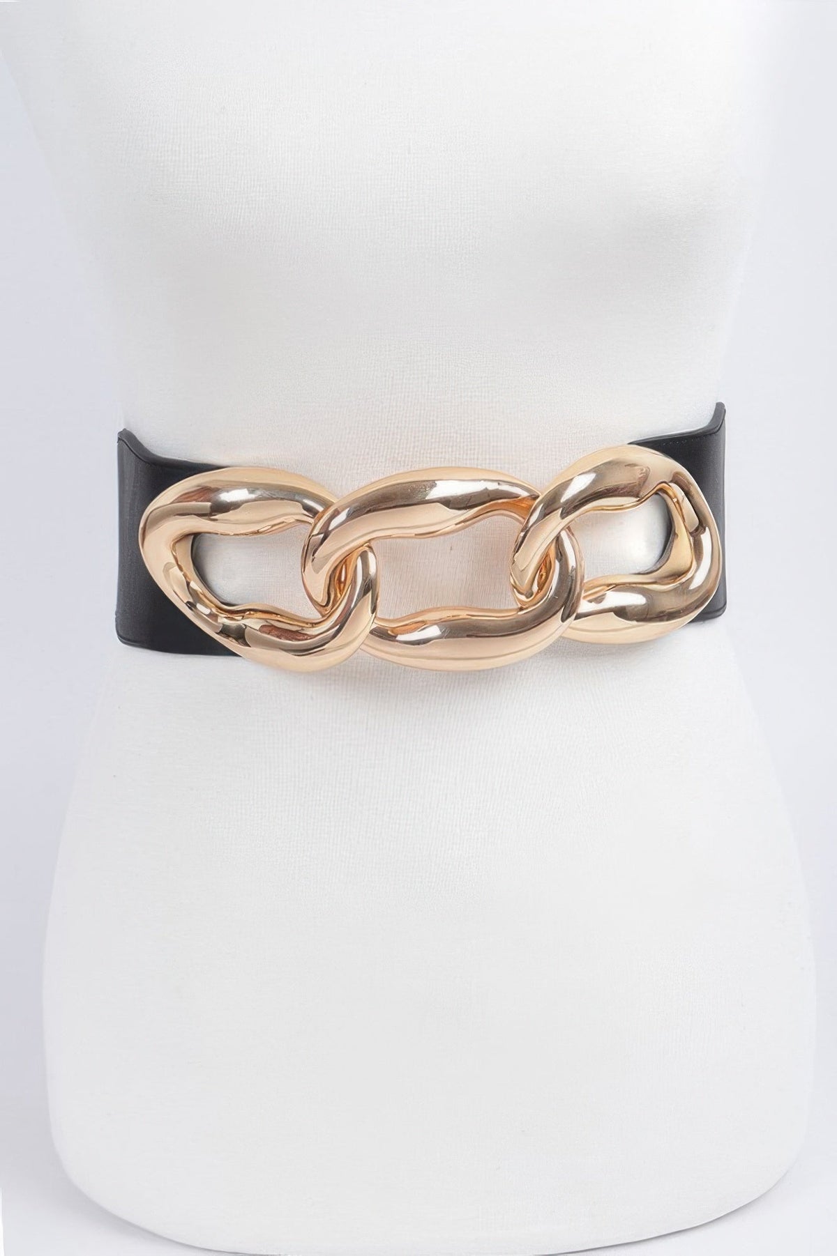 Oversized Chain Plus Size Elastic Belt