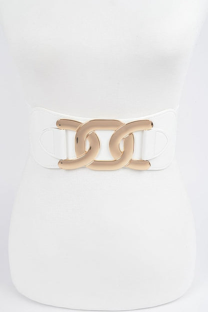 Metal Buckle Elastic Belt