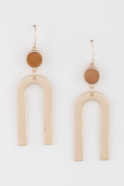Textured Arch Earrings