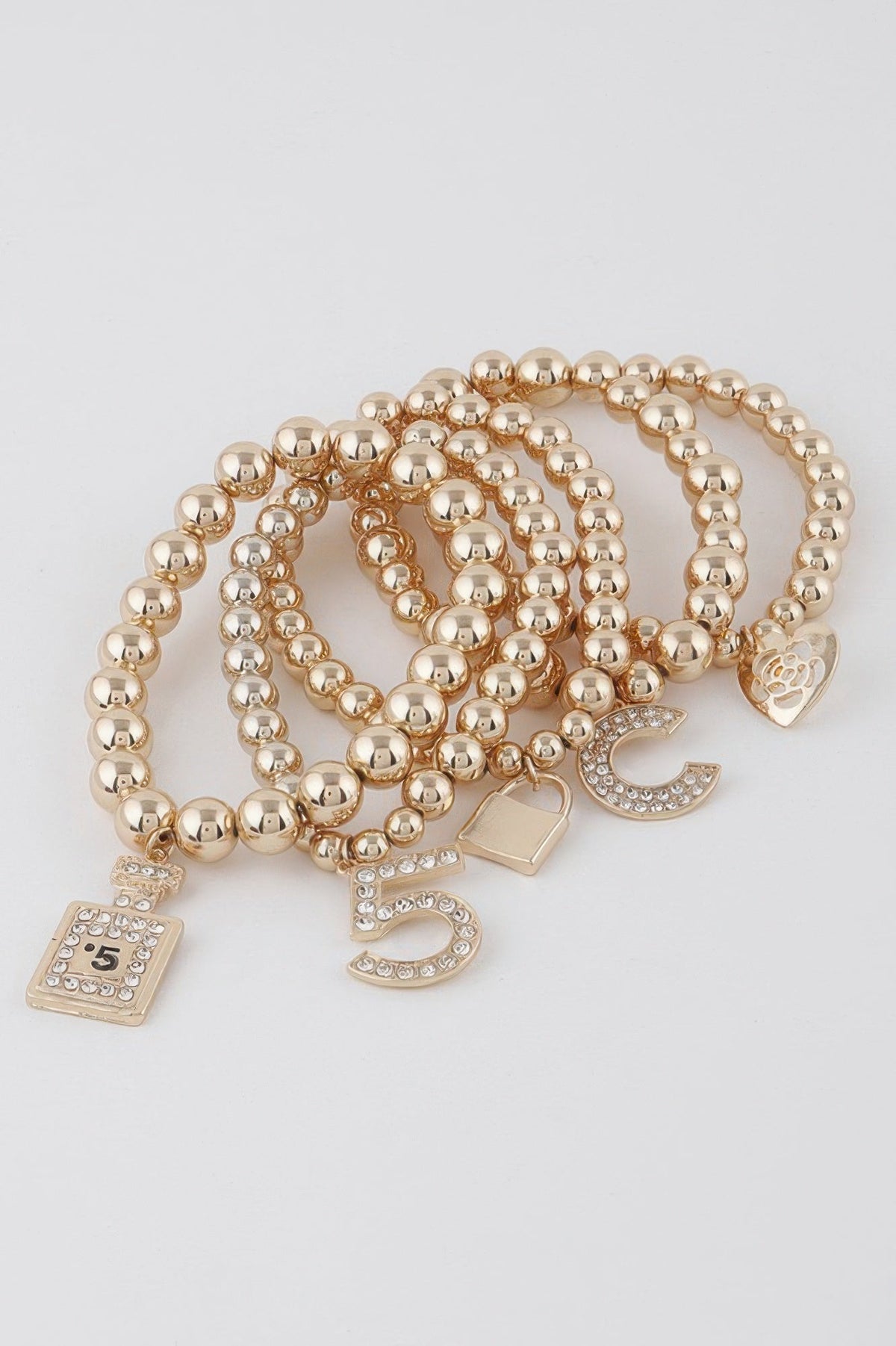 Beaded Luxury Charms Bracelet