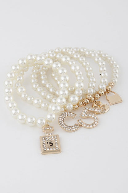Beaded Luxury Charms Bracelet
