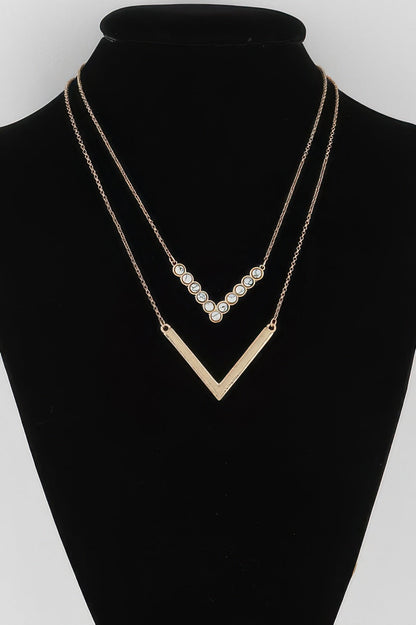Stone V Necklace