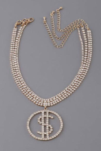 Big Money Choker Necklace