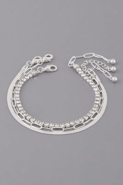 Multi Rhinestone Bracelet