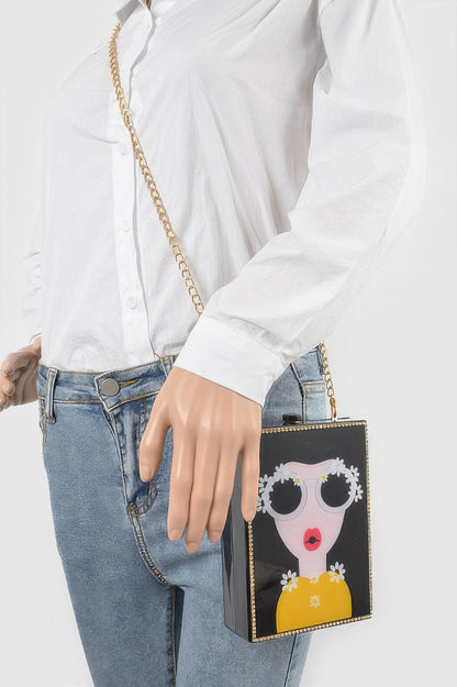 Acrylic Box Clutch – Elegant Structured Clear Evening Bag &amp; Party Purse