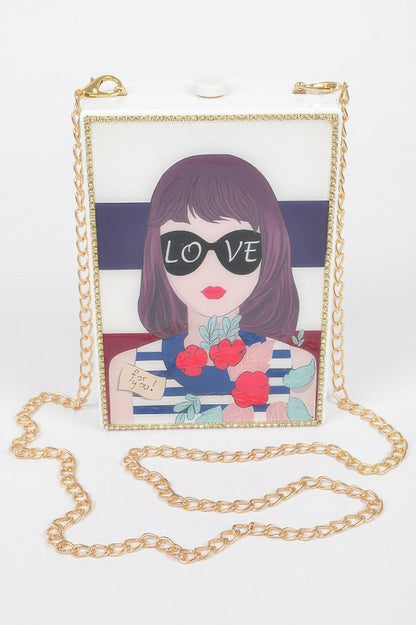 Acrylic Box Clutch