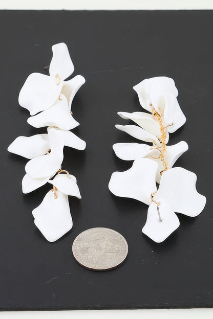 Bright Petal Blossom Drop Earrings