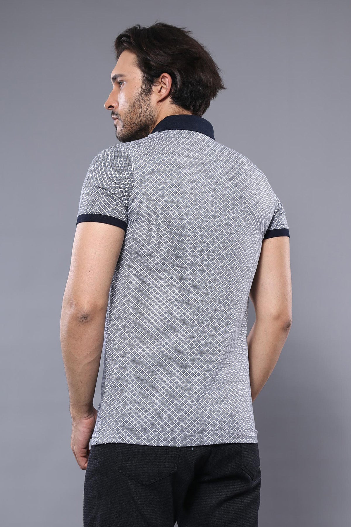 Patterned Grey Men&