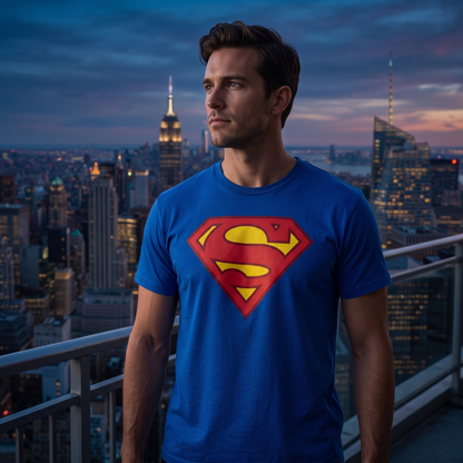 Superman Original Logo Halloween Cosplay Costume T-shirt